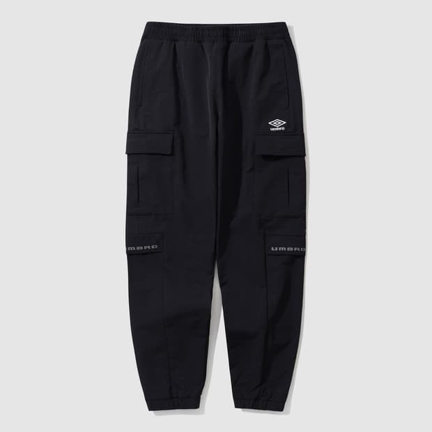 엄브로 카고 조거 팬츠 블랙 L