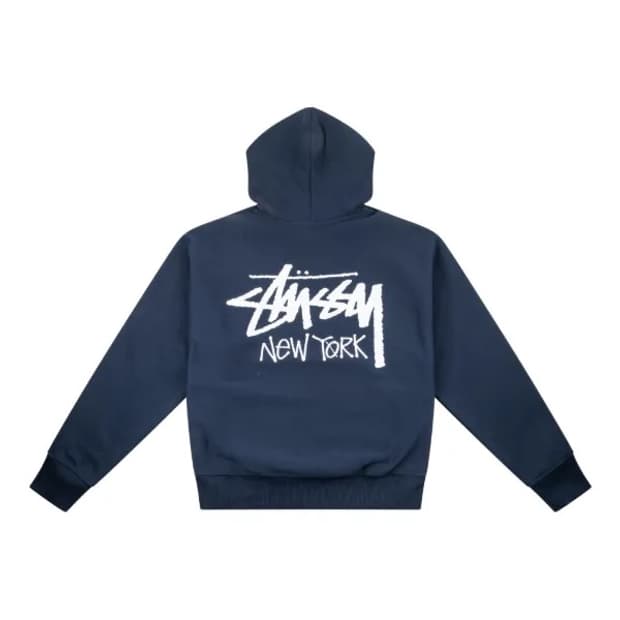 정품)스투시 뉴욕 후드티 네이비 m