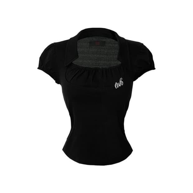 삽니다! Toh Dolly Top Goth Black 티오에이치 돌리탑