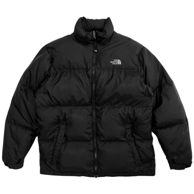 노스페이스 600 필파워 센터로고 경량패딩 구스다운
