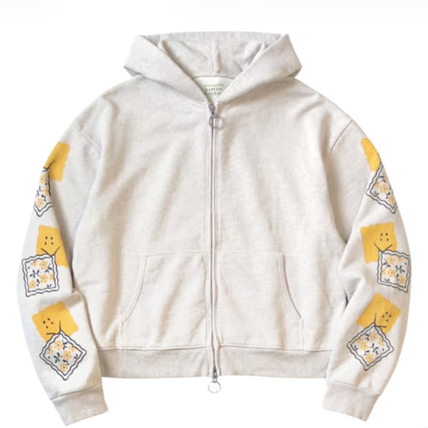 4사이즈) 캐피탈 플리스 집업 짐 후드 키나리 