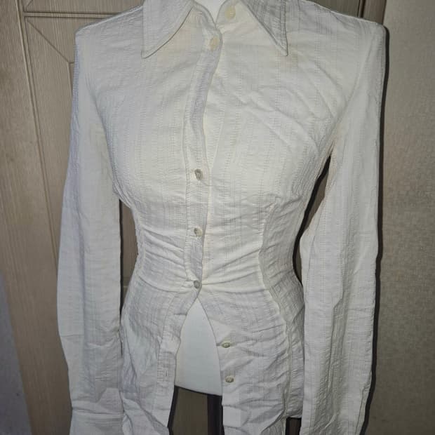 돌체앤가바나 레이스 화이트 셔츠