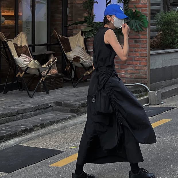 트리밍버드 벨티드 원피스