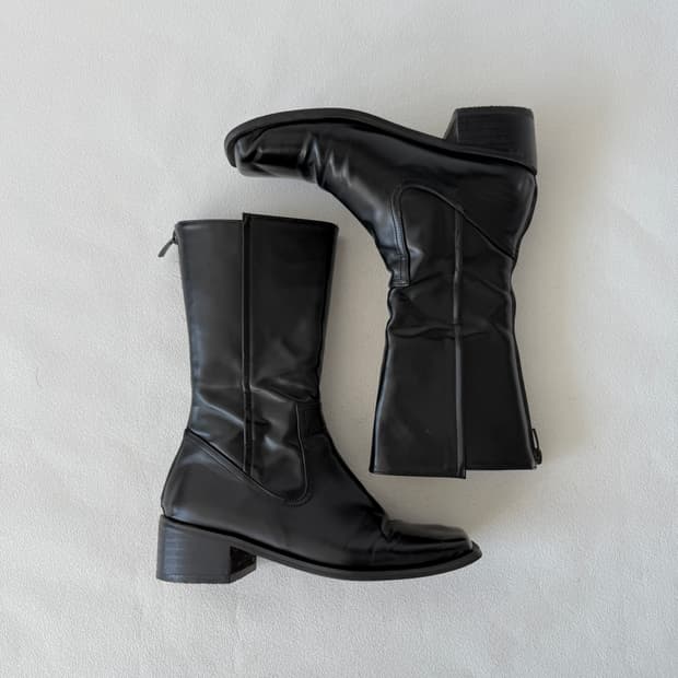 [240]Pre owned 레더 부츠