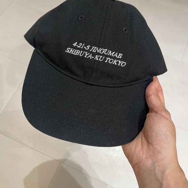 BAPE 베이프 솔리드 슬로건 캡 모자 25SS