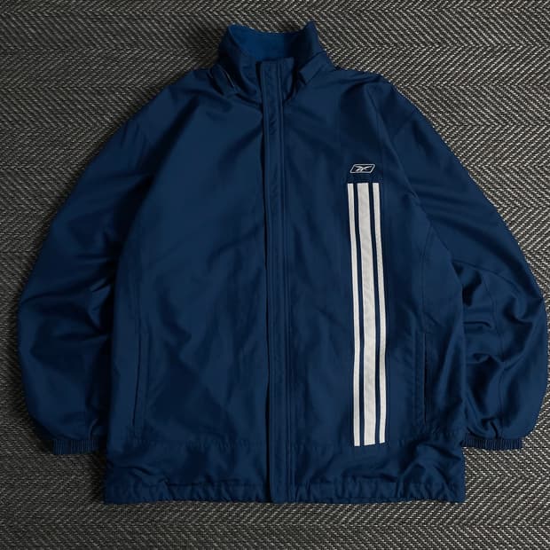90s 리복 클래식 올드스쿨 빅로고 디테일 바람막이o 3737