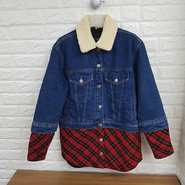 마쥬 누빔 청자켓 M 66 38 (MFPBL00252) maje