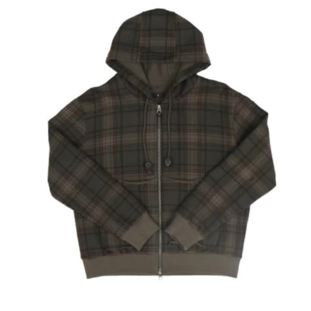 사파리스팟 타탄체크 2way 후드집업 1size