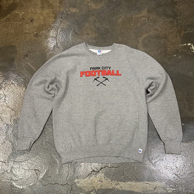 90s 러셀애슬레틱 그레이 맨투맨 티셔츠 XL