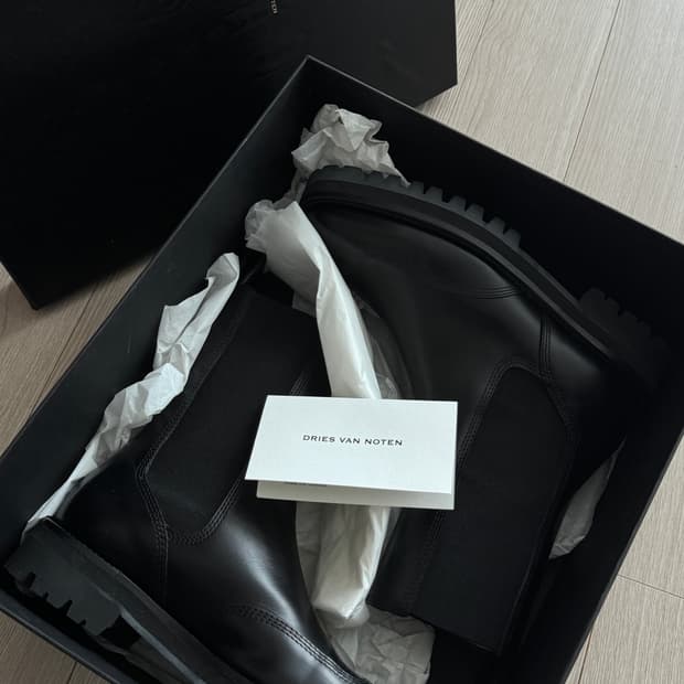 <실착 2회🖤> 드리스반노튼(Dries Van Noten) 첼시부츠