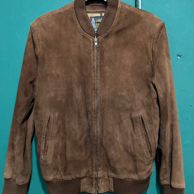 런던포그 양가죽 스웨이드자켓 100사이즈