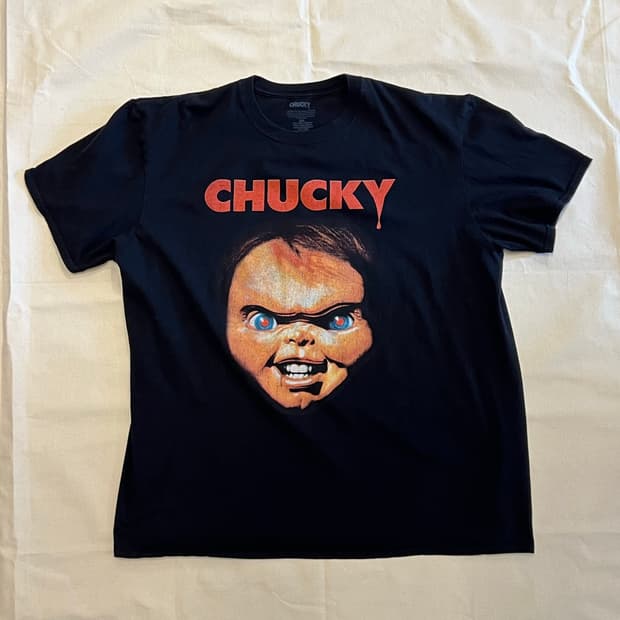 [2XL] 처키 Chucky 오피셜 호러 그래픽 반팔 티셔츠