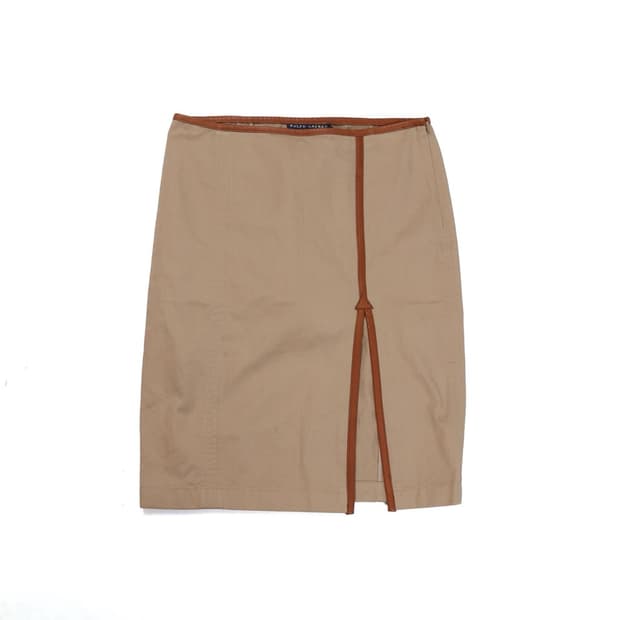 랄프 로렌 Ralph Lauren Cotton Midi Skirt