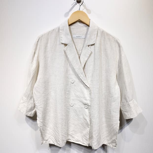 NILBY P 닐바이피 린넨100% 오버핏 자켓