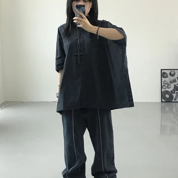 코스 반팔 셔츠