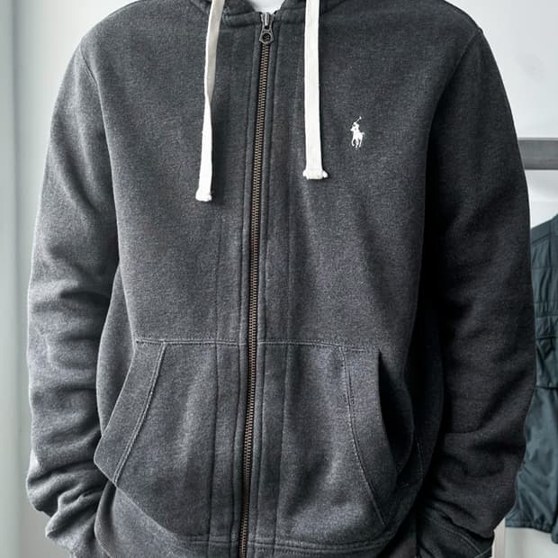 폴로 랄프로렌 베이직 포니 써멀 후드집업