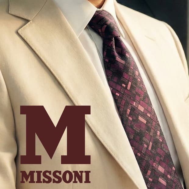 미쏘니 실크 퍼플 믹스 패턴 넥타이 10cm A+등급 K2308