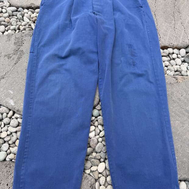 DISTRESSED FADED NAVY 1990s ADDA 프렌치워크팬츠