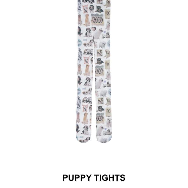 Ashley williams puppy tights 애슐리윌리엄스 스타킹