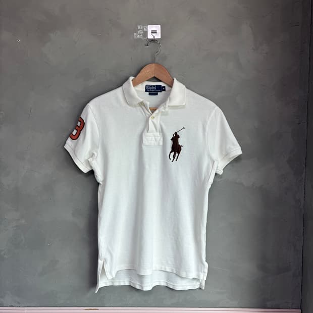 폴로 랄프로렌 빅포니 카라티 아이보리 브라운