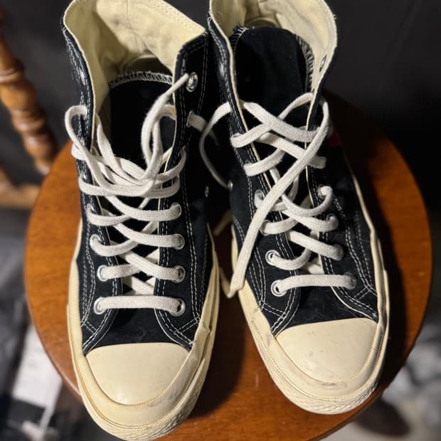 꼼데가르송 컨버스 하이 us9