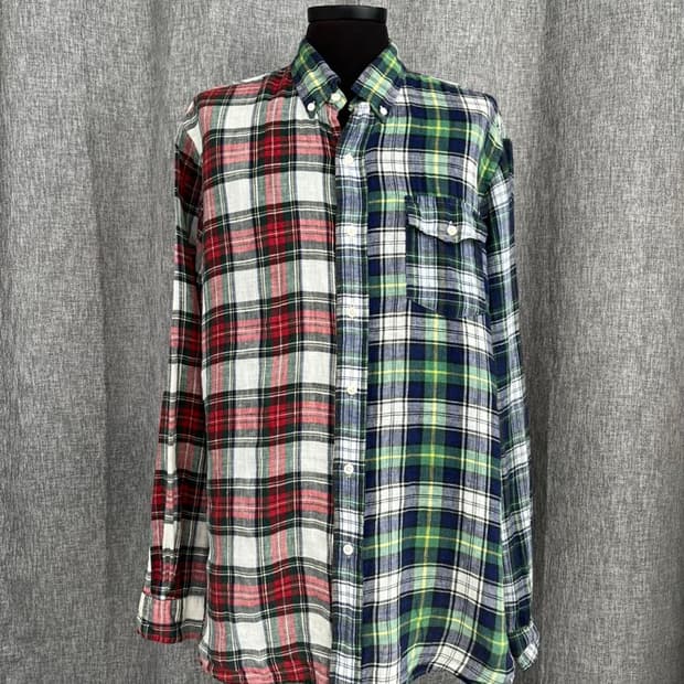 폴로 랄프 로렌 린넨 세츠 셔츠/#3453