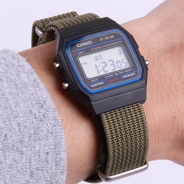 [새상품] 카시오 F91W 밀리터리 커스텀 시계
