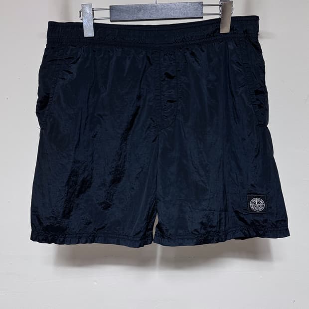 스톤아일랜드 22ss 나일론 메탈 스윔 팬츠 L