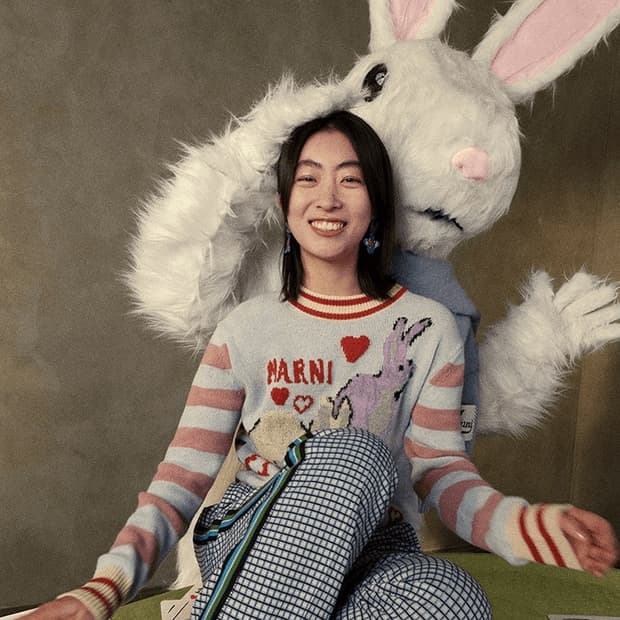 마르니 댄스 버니 니트 스웨터 (남녀공용)