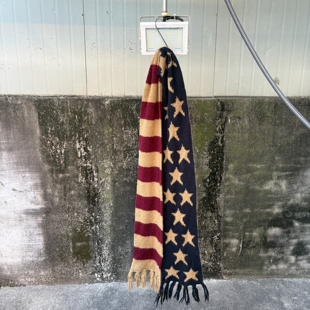 타미 힐피거 플래그 머플러 목도리