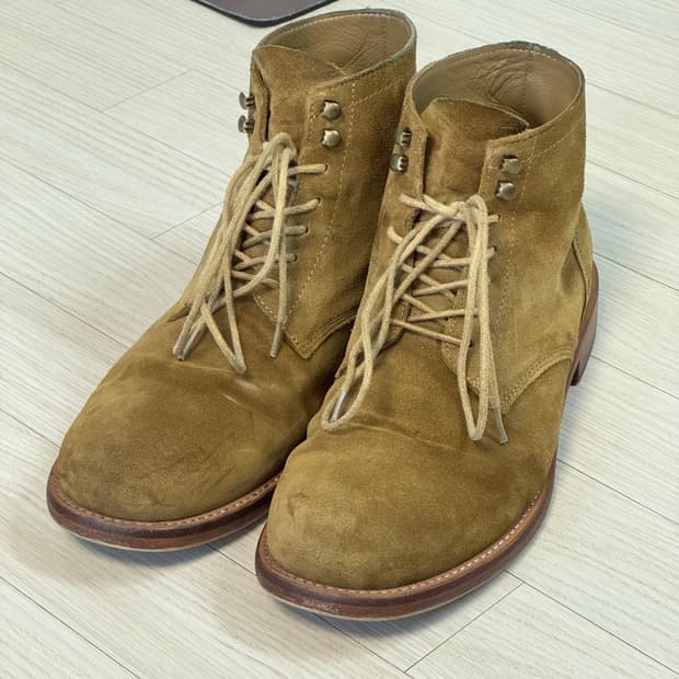 [40.5] 로스트가든 유니폼 필드 부츠 베이지