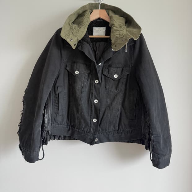 사카이(sacai) 데님&패딩 믹스 자켓