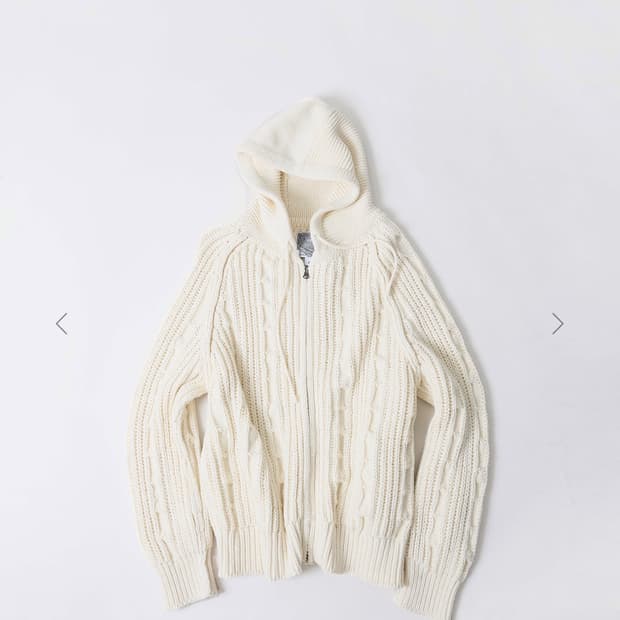 999휴머니티 니트후드 집업 2사이즈 