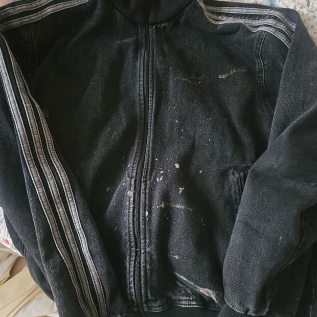 아디다스 데님 집업