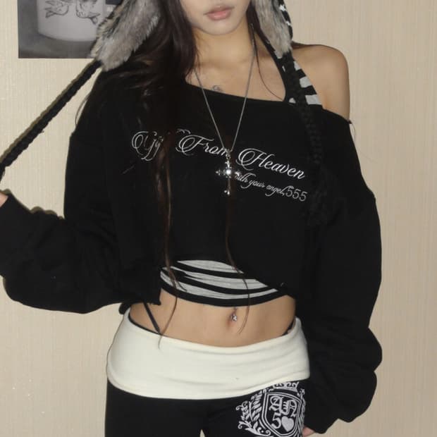 Heaven sweatshirt (black)