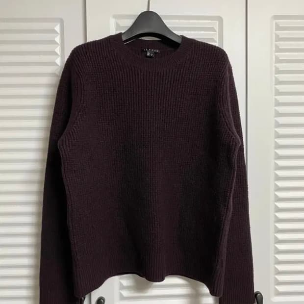 띠어리 와플 니트