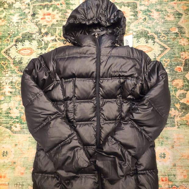 컨버스(Converse)  블랙 경량패딩