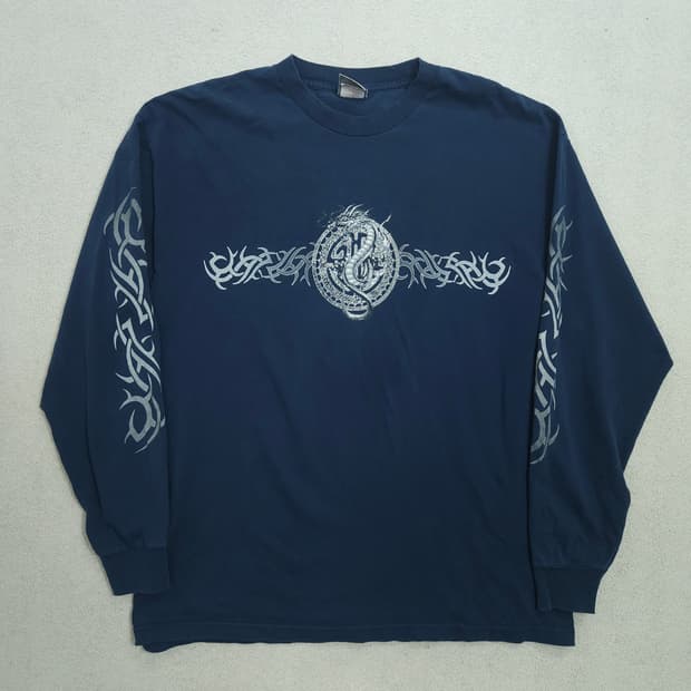 빈티지 드래곤 트라이벌 롱슬리브