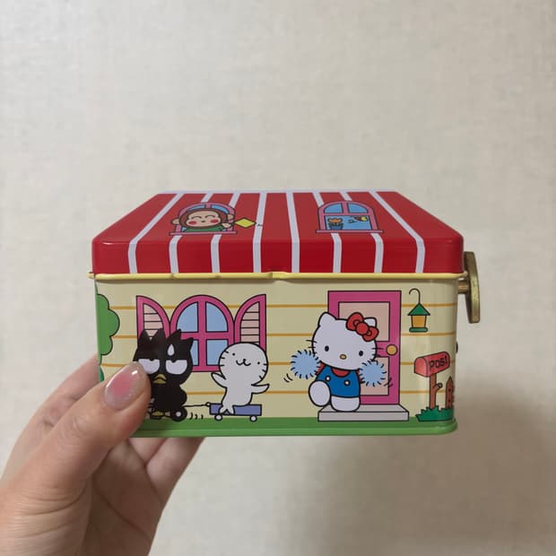 산리오 고전 틴케이스 오르골 보관함