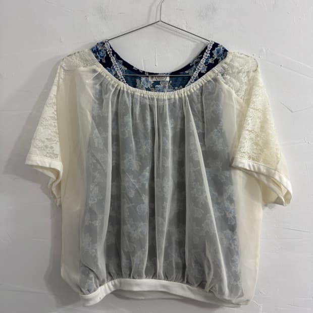 axes femme layered blouse