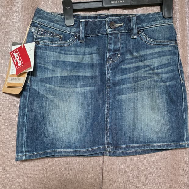 리바이스데님청스커트 S