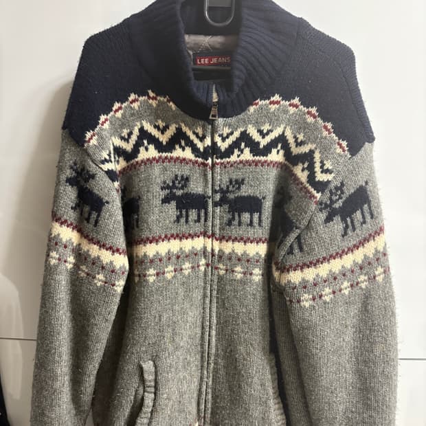 Lee Jeans 노르딕 니트 가디건