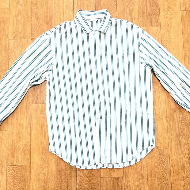 한섬 타임 스트라이프 셔츠