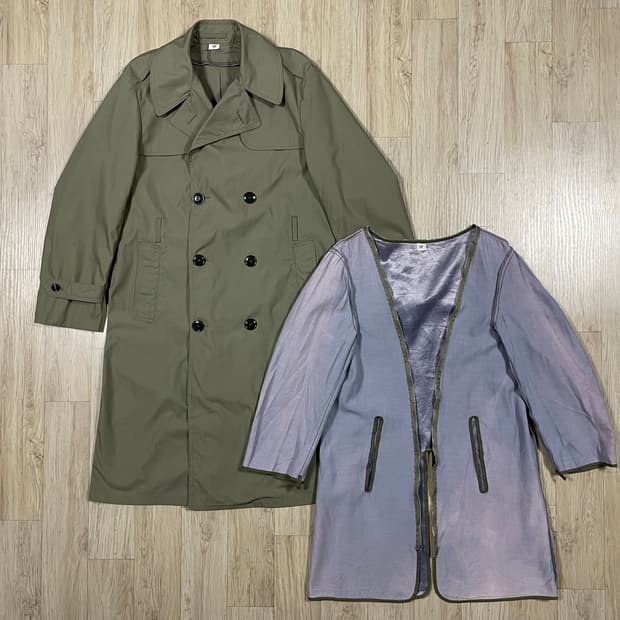 100) 미군 해병대 올웨더 트렌치코트(+내피)