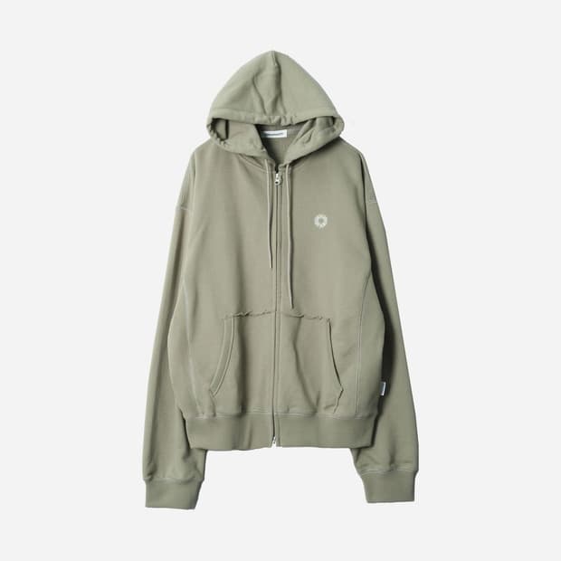 999휴머니티 EVD 후드집업 페이디드카키 3사이즈