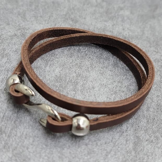 vintage leather bracelet