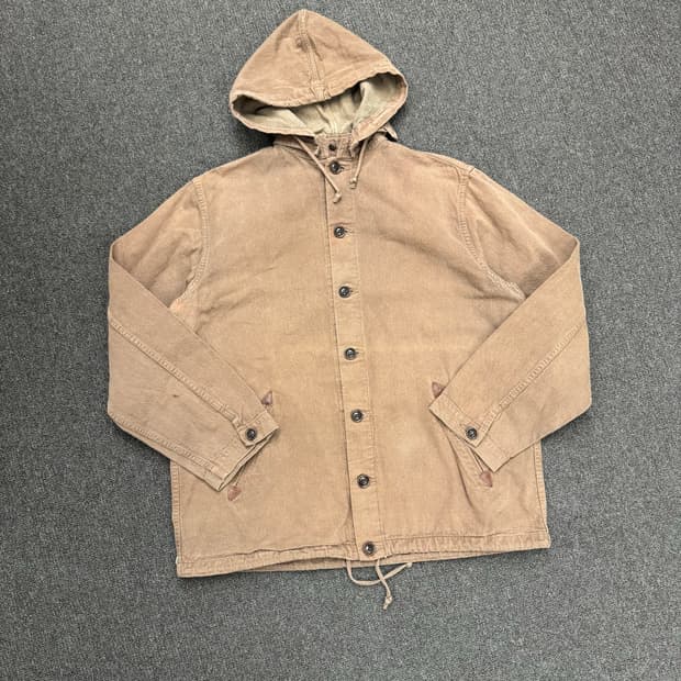 40)풀카운트 빈티지 코튼 후드자켓