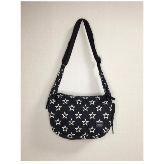 Porter 포터 블랙 별 무늬 크로스백 숄더백