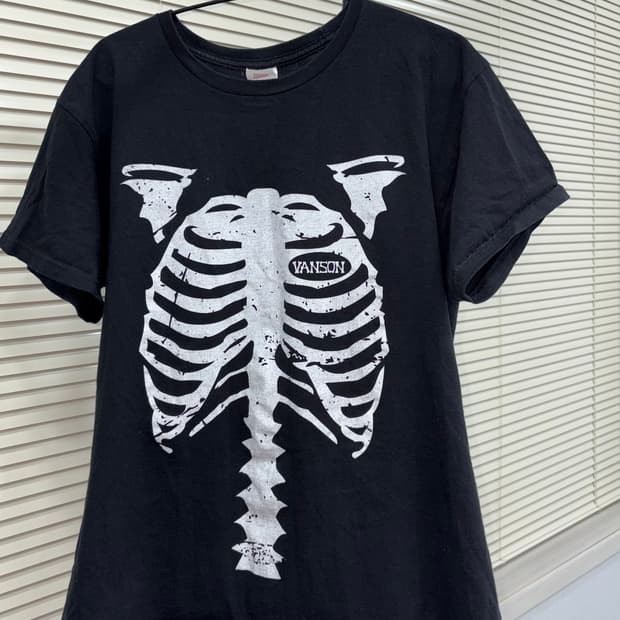90s-00s Hanes x Vanson  BONE 티셔츠