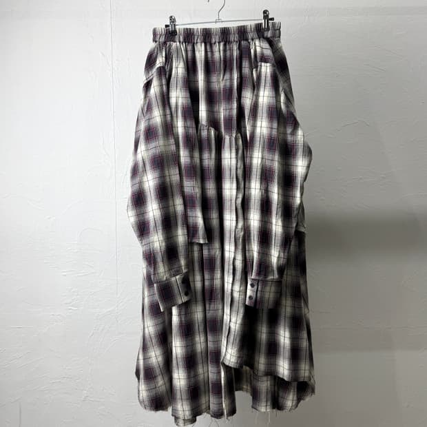 Jeanasis 셔츠 레이어드 스커트